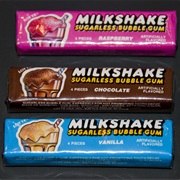 Milkshake Sugarless Bubble Gum