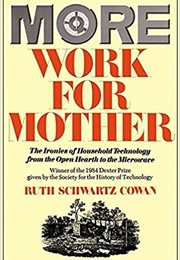 More Work for Mother: The Ironies of Household Technology From the Open Hearth to the Microwave (Ruth Schwartz Cowan)