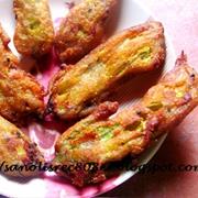 Pumpkin Flower Fried in Batter (Kumro Phooler Bora)