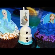 Frozen Themed Cupcakes