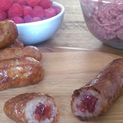 Raspberry Jam Sausage