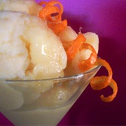 Pineapple Creamsicle Vegan Sherbet