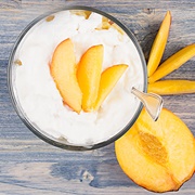 White Peach Amaretto Yoghurt