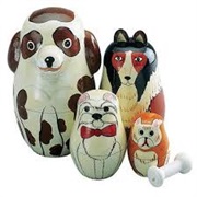Dogs Nesting Dolls