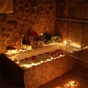Bath With Candles
