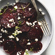 Roasted Beets With Goat Cheese