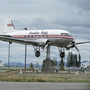 The World's Largest Weathervane, a DC-3, Whitehorse, Yukon