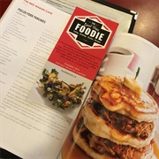 Pulled Pork Pancakes at the Red Wagon