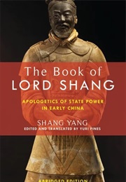 The Book of Lord Shang (Shang Yang)