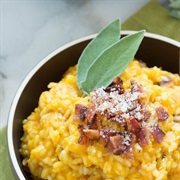 Maple Bacon and Butternut Risotto