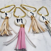 Initial Bag Charm and Keyring