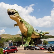 World's Largest Dino, Drumheller, AB
