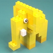 Yellow Elephant Lego