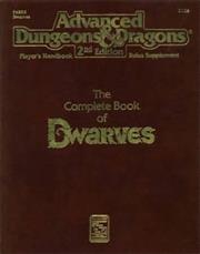 Advanced Dungeons & Dragons: The Complete Book of Dwarves
