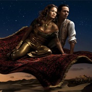 Jennifer Lopez and Marc Anthony as Jasmine and Aladdin
