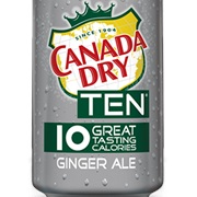Canada Dry TEN Ginger Ale