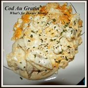Cod Au Gratin