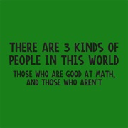 Good at Math