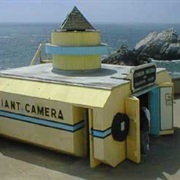Big Camera on Beach Near San Francisco