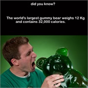The World's Largest Gummy Bear Weighs 12 Kg.