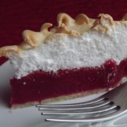 Cranberry Meringue Pie