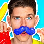 Gummy vs. Real Challenge *EATING GIANT GUMMIES* - Collins Key