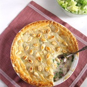 Chicken Ham and Pea Pie