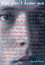 You Don't Know Me (David Klass)