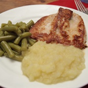 Pork Chops and Applesauce