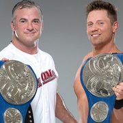 The Miz and Shane McMahon WWE Smackdown Tag Team Champions