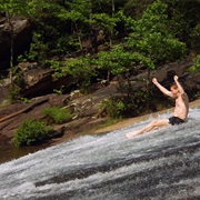 Slide Down a Waterfall