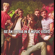 Be an Extra in a Music Video