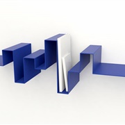 Sound Wave Bookshelf