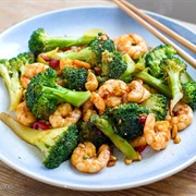 Prawn Broccoli Cashew Nut Stir Fry