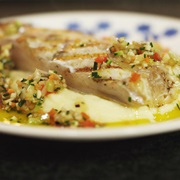 Tarbot Met Geitenkaaspuree En Groentenvinaigrette