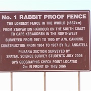 No. 1 Rabbit Proof Fence