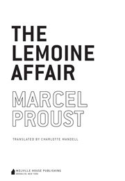 The Lemoine Affair (Marcel Proust)