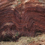 Folded Rock Hammersley Gorge