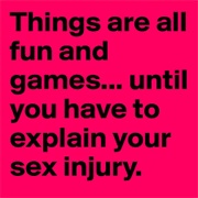 Sex Injury