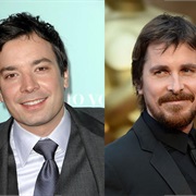 Jimmy Fallon and Christian Bale (42)