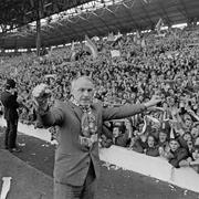 Bill Shankly in Front of Kop