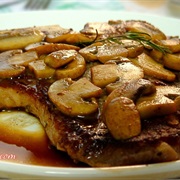 Steak and Mushrooms