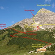 Feratta Saulakopf Ostwand