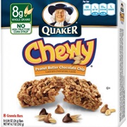 Quaker Peanut Butter Chocolate Chip Granola Bars