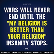 Bag Every Religion but Their Own