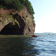 Explore the Sea Caves in St. Martins (NB)