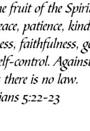 The Fruit of the Spirit (Galatians)