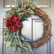 Making Own Christmas Wreath