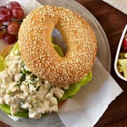 Chicken Salad on a Bagel