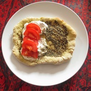 Lebanese Za'atar Man'ouche
